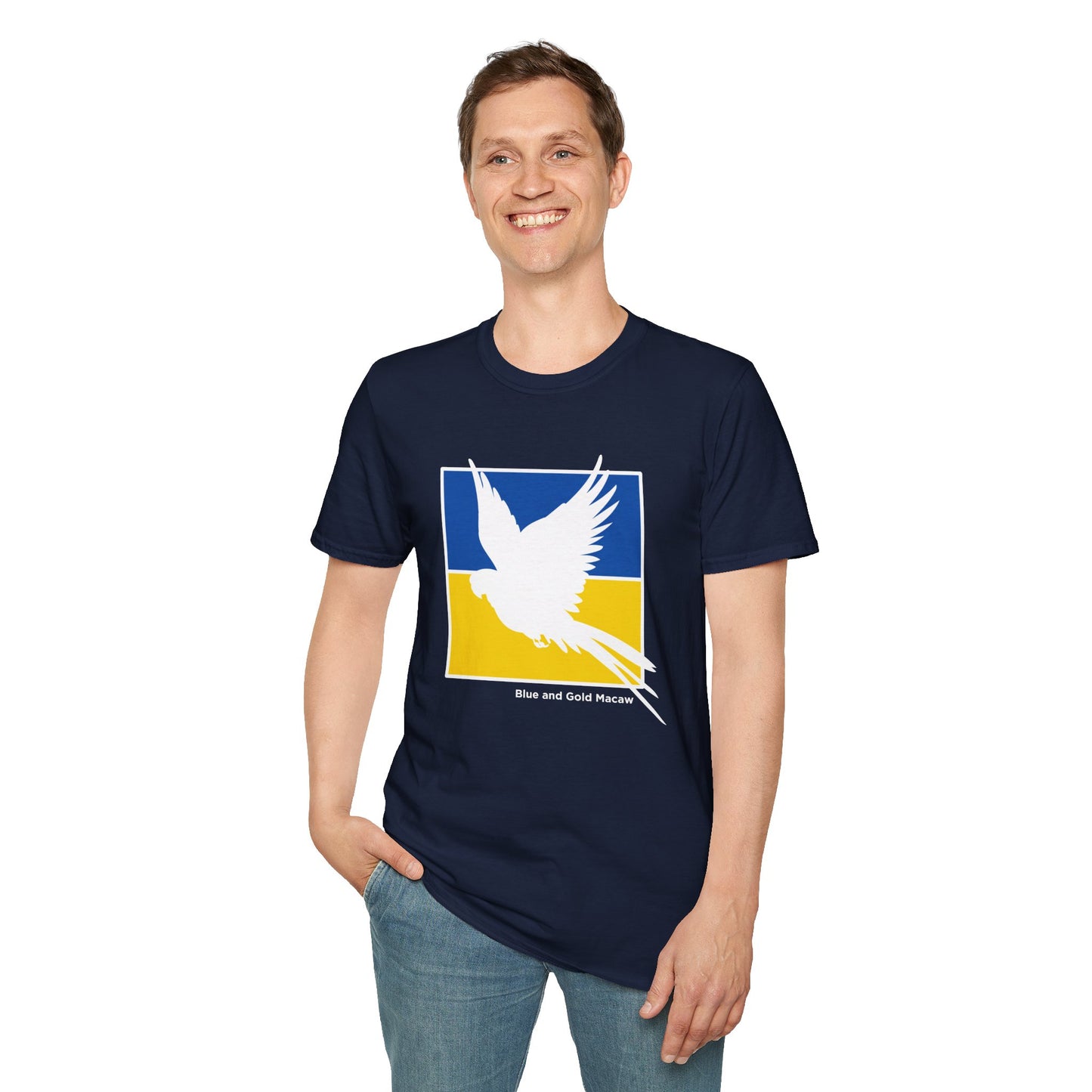 Blue and Gold Macaw (stand with Ukraine edition)